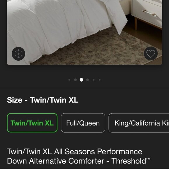All Seasons Performance Down Alternative Comforter-Twin/Twin XL - Picture 3 of 4